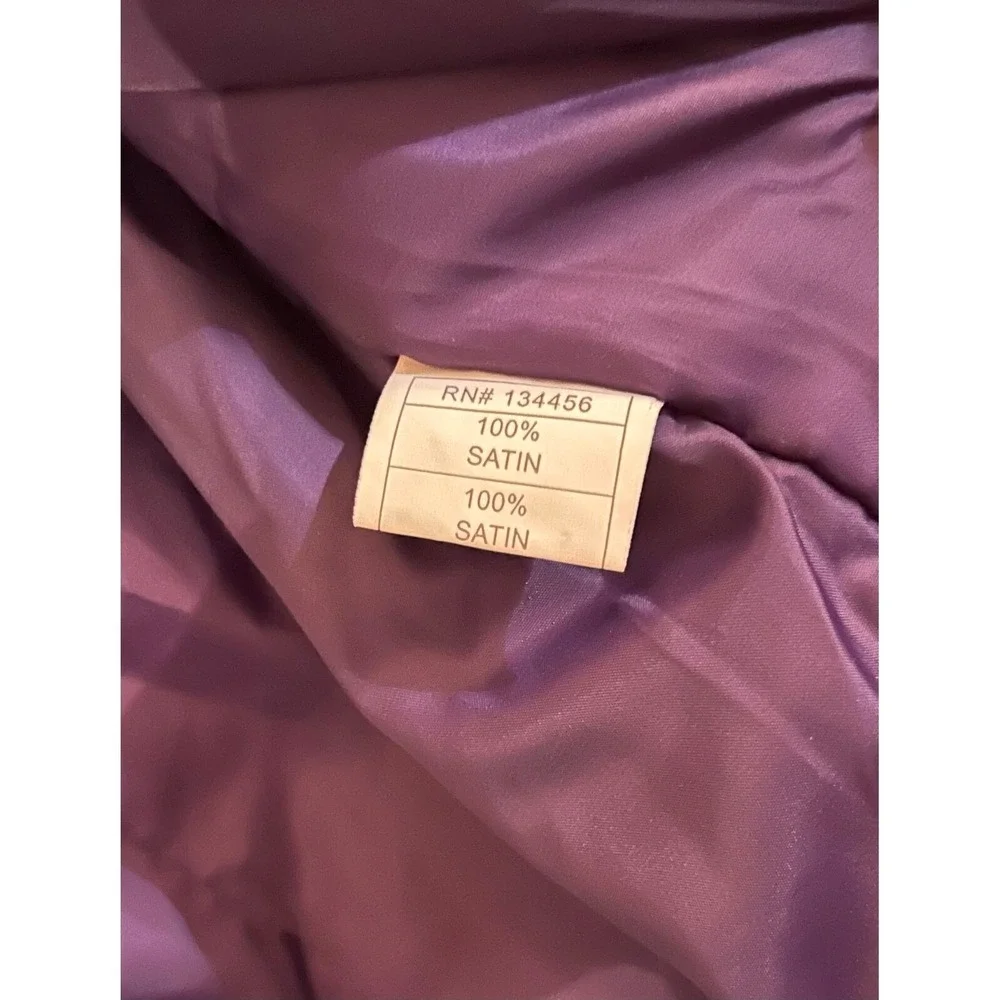 Headgear Classics Men's Dreamville Charlotte J. Cole‎ Teal Aqua Satin Jacket Sm